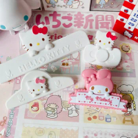 Sanrio Hello Kitty Snack Clip Mymelody Moisture Proof Magnet Sealing Clip Magnetic Refrigerator Sticker Ticket Clip Sealing Clip