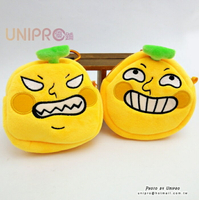 【UNIPRO】香蕉人 Banana Man 賊笑 憤怒 表情 絨毛 伸縮票卡夾 正版授權 零錢包 悠遊卡套 票夾