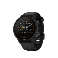 【GARMIN】Forerunner 955 太陽能高階鐵人運動錶 石墨黑