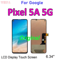 Original 6.34" For Google Pixel 5A LCD Display Touch Screen Digitizer Assembly For Google Pixel 5a 5G lcd Screen Replacement