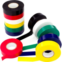 Electrical Tape PVC Wear-Resistant Flame Retardant Lead-free Insulation Tape Waterproof Tape High Temperature Adhesives Tape100M
