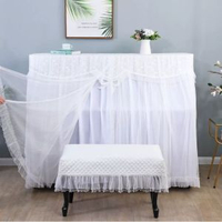 鋼琴防塵罩通用鋼琴蓋巾凳罩花錦電子鋼琴專業蓋布鋼琴套防滑