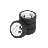 ล้อยางดริฟท์ RC, ชุด 4 ชิ้น, ยางแข็ง, เข้ากันได้กับ LDRC AE86 A86 A86P LD1801, ชิ้นส่วนและอุปกรณ์เสร
