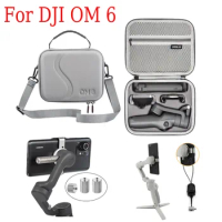 DJI OM 6 Bag Handheld Gimbal Storage Box PU Bag Shoulder Storage Box DJI Osmo Mobile 6 Handheld Gimbal Balance Counterweight