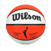 【WILSON】WNBA AUTH系列室外橡膠籃球#6-訓練 戶外 6號球 橘白黑(WTB5200XB06)