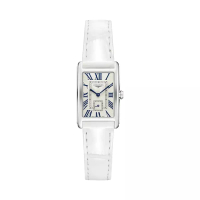 Longines Dolcevita 20 - L5.255.4.71.2 Quartz Silver Flinque White Leather