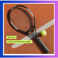 BO WEIQI Raket Tenis Carbon Aluminium Alloy 100sq 17x20 305g B-280 Material Karbon dan Aluminium All