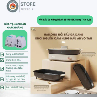 Nồi Lẩu Đa Năng BEAR SB-NL45K Dung Tích 4,5L Bảo Hành 12 Tháng