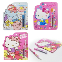 Hello Kitty 雙子星三角自動鉛筆組(綜)，開學用品/文具組/自動鉛筆/筆芯，X射線【C668234】