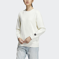 Adidas GFX Sweat [HZ3004] 女 長袖上衣 衛衣 亞洲版 運動 休閒 新年款 棉質 柔軟 白