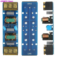 1PC 25A 6A Power Supply Filter EMI High Frequency 2 Stage Power Supply EMI Filter Low-pass Filter Board for Frequency Conversion
