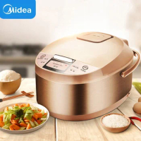 Midea Metal Smart Rice Cooker 5L Electric Cooking Pot Utensils Multicooker for Kitchen Devices Home Appliances 220V