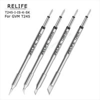 Soldering iron Tip RELIFE T245-I T245-IS T245-K T245-SK For GVM T245 Mini Soldering Stations C210-I 