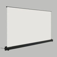 YuTong 72 inch~150inch white cinema Motorized Floor Rising projector Screen 8k 4k for home cinema laser tv Long Throw Projector