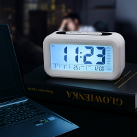 電子鬧鐘電子表計時器時間表鐘學生用創意床頭靜音夜光小簡約數字