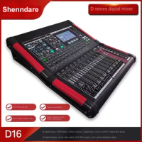 D16 Channel Mixing Dj Equipment Mixer Professional Audio Digital Mixer With USB DJ Sound Mixing Console Pro Audio Mixer System