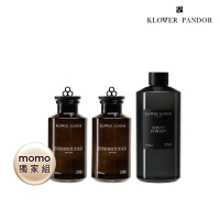 【KLOWER PANDOR】KP記憶香氛 沉浸式空間擴香瓶250ml-2入組+補充瓶500ml(多款任選)