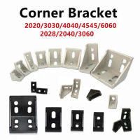 2020 2028 3030 3060 4040 4080 6060 20/30/40/45/60 Aluminum Profile Connector CNC Router Aluminum Corner Bracket 2040 3060 6060