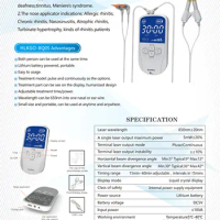 Health Care Product 650nm Laser For Diabetes Rhinitis Cholesterol Hypertension Physiotherapy Therapy Instrument
