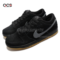 Nike 滑板鞋 SB Dunk Low Pro FOG 男女鞋 氣墊 避震 麂皮 厚鞋舌 膠底 黑 灰 BQ6817-010