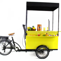 3 wheel street snack food tricycle food bike coffee bike for sale