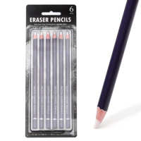 10/12pcs Rubber Pen Pencil Eraser Pencil Pull line Paper Rubber