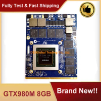 Original GTX 980M GTX980M Graphics Video Card SLI N16E-GX-A1 8GB GDDR5 MXM For Dell Alienware MSI HP Clevo Laptop Fully Tested