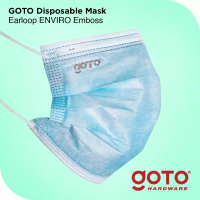 Goto Living Disposable Masker 3 Ply Facemask Earloop