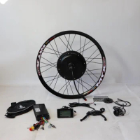 High quality ebike conversion kit 1500w with battery electric bike kit brushless rear motor wheel of ebike conversion kit