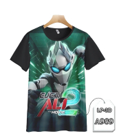 Kaos Ejen Ali Printing 3D Baju Anak Kartun TV Animasi Fashion Trendy