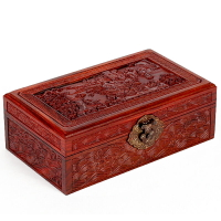紅木雕工藝品 紅酸枝木質首飾盒 實木雕珠寶盒子飾品盒收納盒
