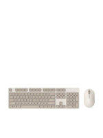 Cream - Keyboard and Mouse Wireless Combo เซ็ตคอมโบเมาส์พร้อมคีย์บอร์ดแบบไร้สาย คีย์อังกฤษ