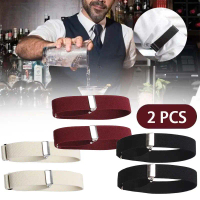 2pcs Sleeve Garter Nilon Garter Bartender Anti Slip Armband Bartender Utk Chef/Pelayan /Bartender/DJ