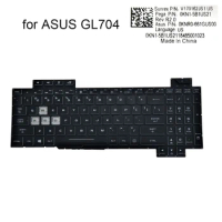 GL704 Colorful RGB Backlight US English Keyboard For ASUS ROG Strix Scar II GL704GV GL704G GL704GW-DS76 Gaming Laptop Keyboards