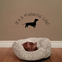 Creative Wiener Dachshund Dog decorative , Dachshund Wall Sticker Art Decals