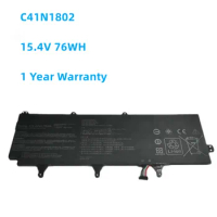 New C41N1802 15.4V 76WH Laptop Battery For ASUS ROG Zephyrus S 3s Plus GX701 GX701GW GX701GX GX701G GX701GWR GX735GW GX735GX