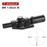 T-EAGLE MR 1-8 X24 IR Rifle Scope Tactical Riflescope Hunting Optical Collimator Air Gun Sight