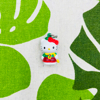 【震撼精品百貨】Hello Kitty 凱蒂貓~日本sanrio三麗鷗 KITTY鈴鐺飾品吊飾-英國*34191