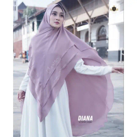 THEWA Kerudung /khimar/hijab “Diana” Oval Payet 2 LAYER
