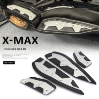 Motorcycle Footrest Foot Pads Pedal Plate Pedals For Yamaha X-MAX 125 250 300 400 XMAX125 XMAX250 XMAX300 XMAX400 2017 - 2023