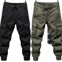 Low Price Cargo Pants Men's Jogger Loose Fit Youth Amer