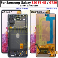 For Samsung Galaxy S20 FE LCD 5G Display SM G780F G781Touch Screen Digitizer Assembly For Samsung S20 Fan Edition LCD 4G