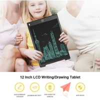 12Inch LCD Drawing Tablet Portable Digital Pad Writing Notepad Electronic Graphic Board Notes Reminder with Stylus Pen
