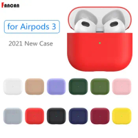 Case for Airpods 3 Soft Liquid Official Silicone 2021 Air Pods 3 Earphone Protector Case New Funda for Apple Airpods 3 Cover