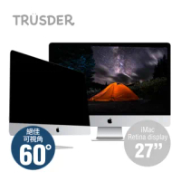 【TRUSDER】寬螢幕防眩防刮螢幕防窺片(iMac 27吋)