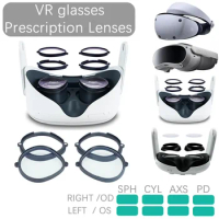 VR Lenses for Oculus Quest 2 Quest 3 Myopia for PS VR2 Prescription Lens PICO 4 Anti Blue Prescription Lenses Accessories
