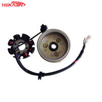 อุปกรณ์เสริมรถจักรยานยนต์ข้ามประเทศ Zongshen 190CC เครื่องยนต์แม่เหล็กมอเตอร์ขดลวดแม่เหล็ก