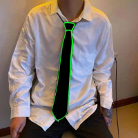 NEW Flashing Light Up EL Wire Neon LED Bowtie 10 Colors Choice Lighting EL Tie For Wedding dance show Props