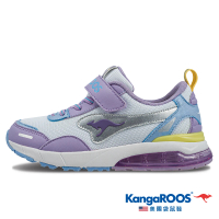 【KangaROOS 美國袋鼠鞋】童鞋 K-RIDER 防潑水 機能運動鞋(紫/灰/藍-KK32377)