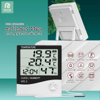เครื่องวัดอุณหภูมิและความชื้นในอากาศ แบบดิจิตอล Indoor Room LCD Electronic Temperature Humidity Mete